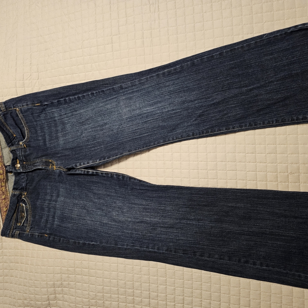 Ashley Judd Straight Leg Blue Jeans Classic Denim